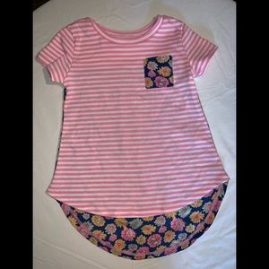 Sz 5/6 high low girls shirt
